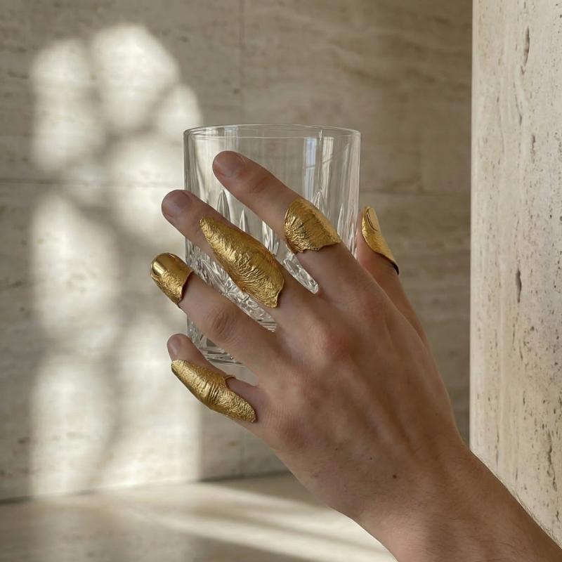 Minimalist Ring Stackable - 1/5 szt. Zestaw pierścionków na palce