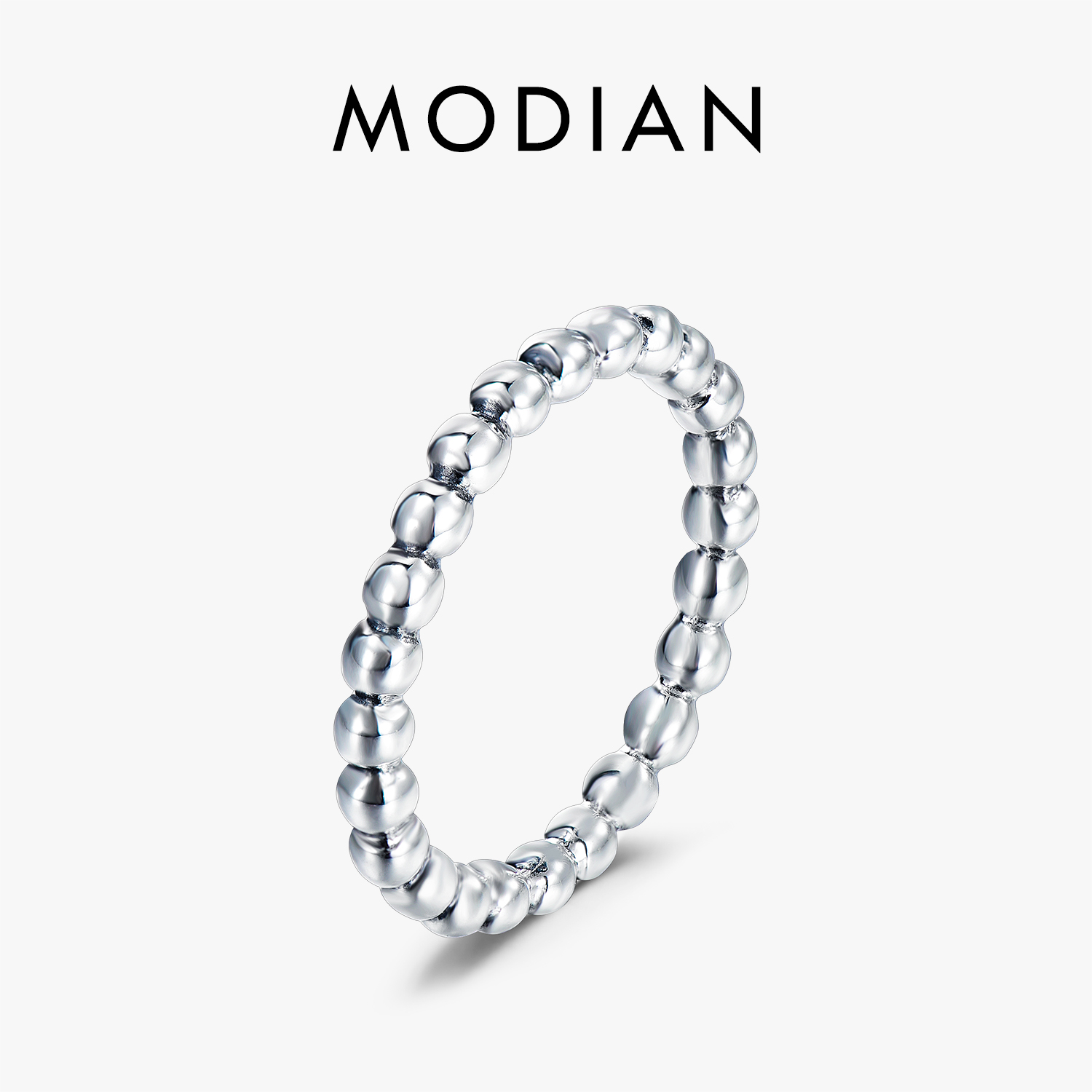 Minimalist Ring Stackable - Modian minimalistyczny proste prawdziwe 925 srebro