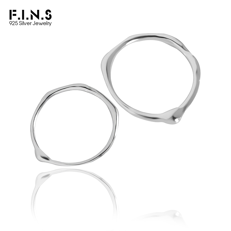 Minimalist Ring Stackable - F.I.N.S minimalistyczny wszechstronny prawdziwy pierścionek ze