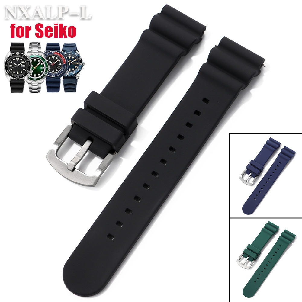 Seiko Watch 5 Sports - Pasek silikonowy 20mm 22mm do zegarka