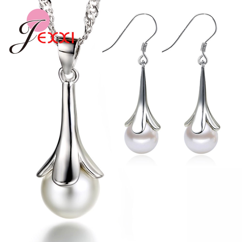 Opal Earrings Dangle - Zestawy biżuterii ze srebra próby 925