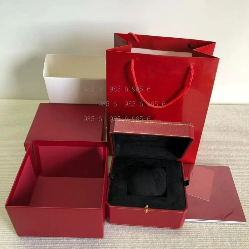Jewelry Box Organizer Watches - Pojedyncze etui na zegarek, czerwone pudełko