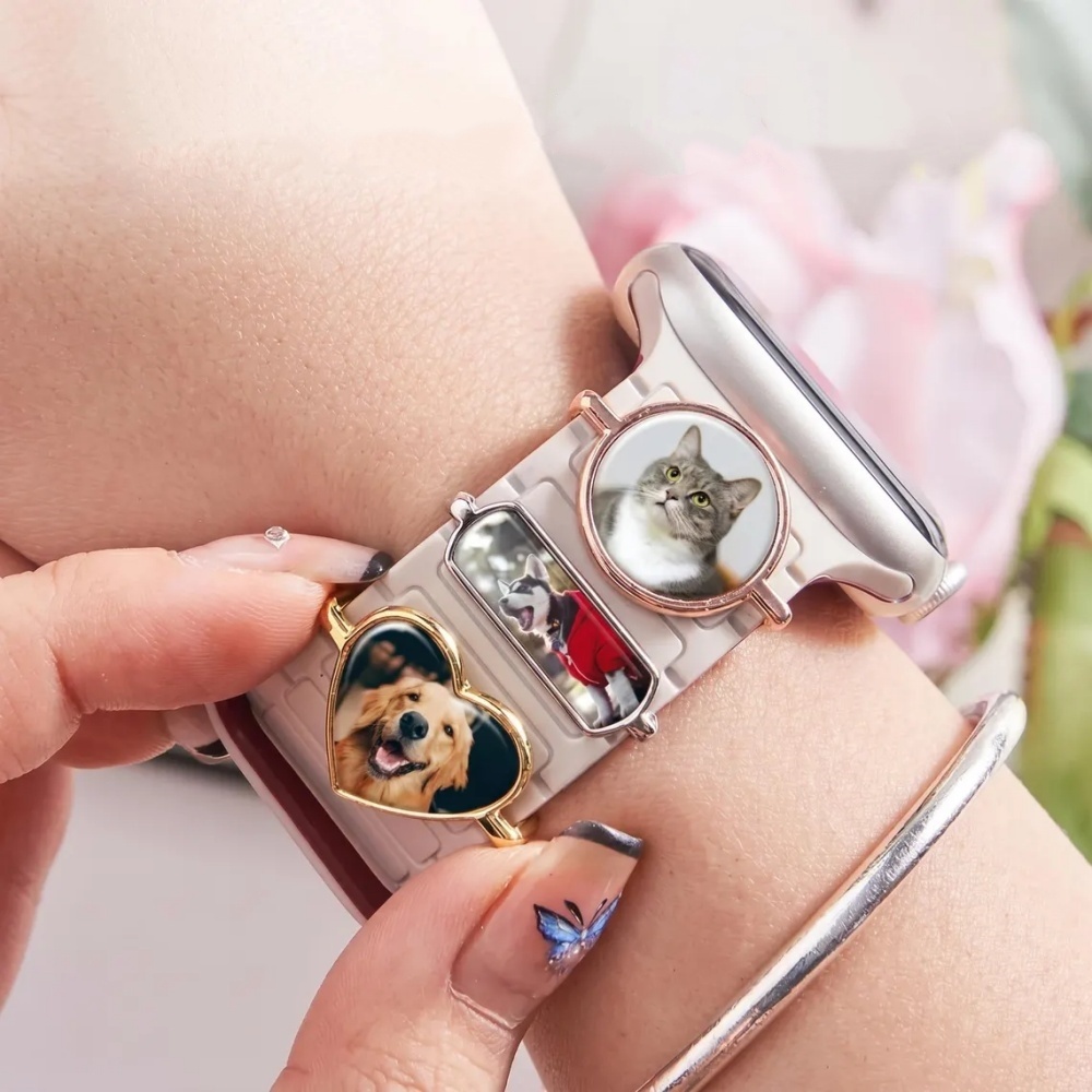 Jewelry Or Watches - Personalizowane zawieszki do smartwatcha ze stali