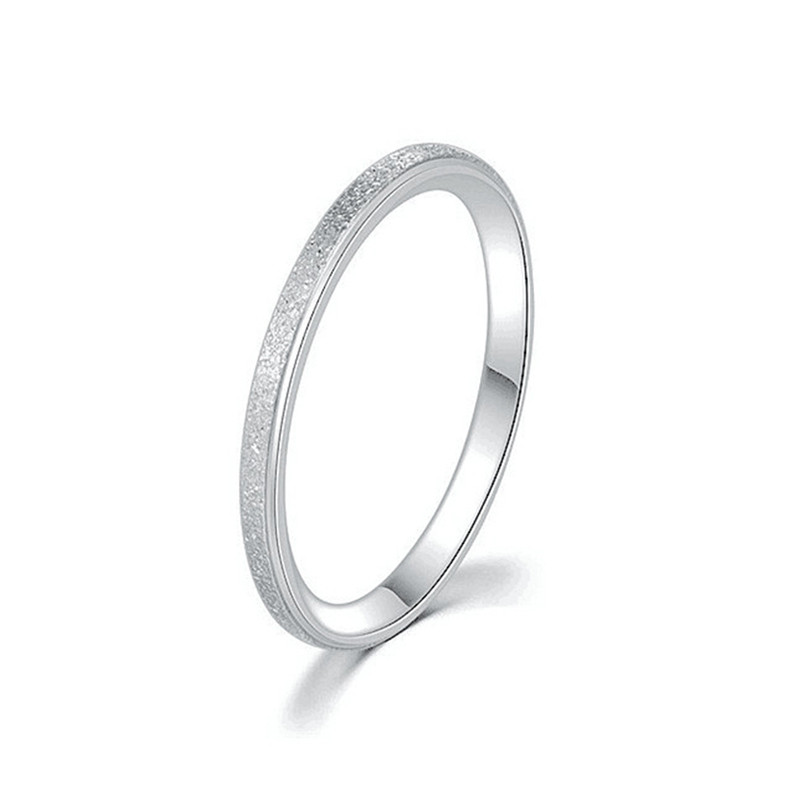 Moda minimalistyczny matowy ci – Minimalist Ring Stackable recenzja i cena