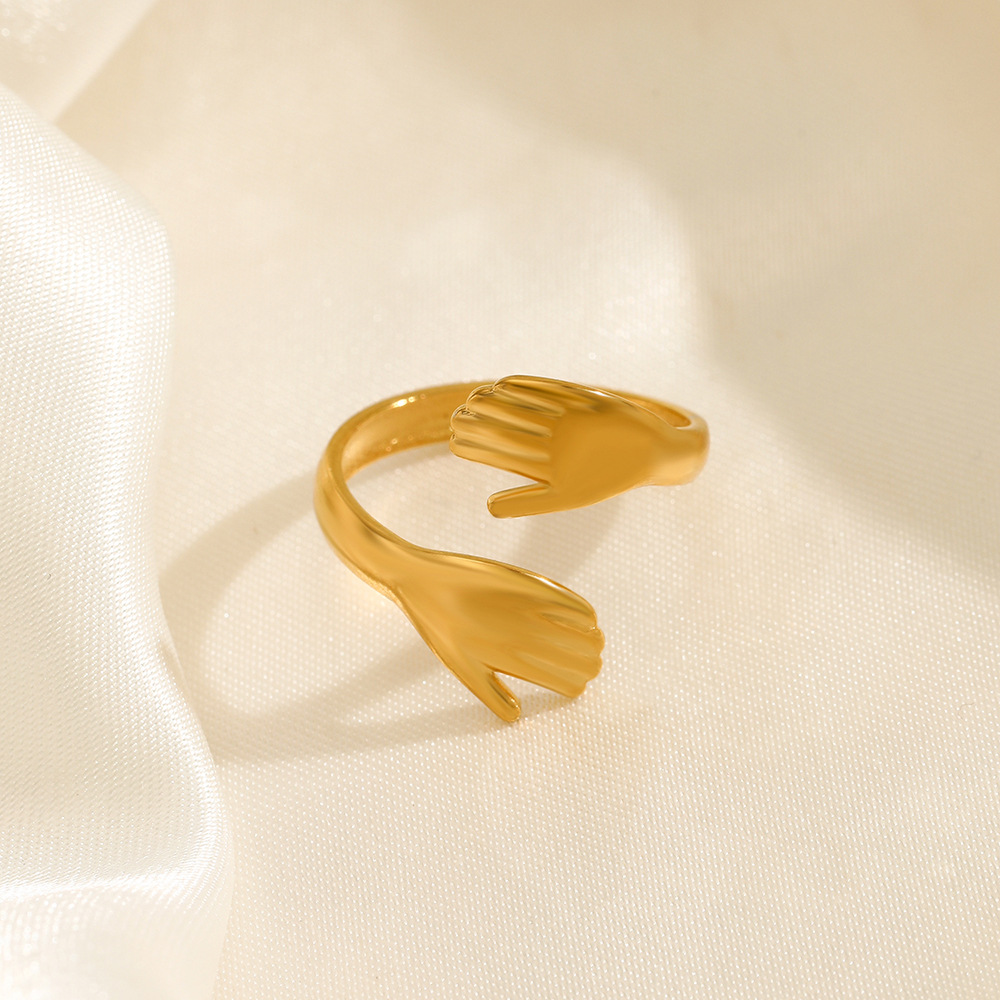 Pierścionek z motywem wzajemne – Minimalist Ring Stackable recenzja i cena