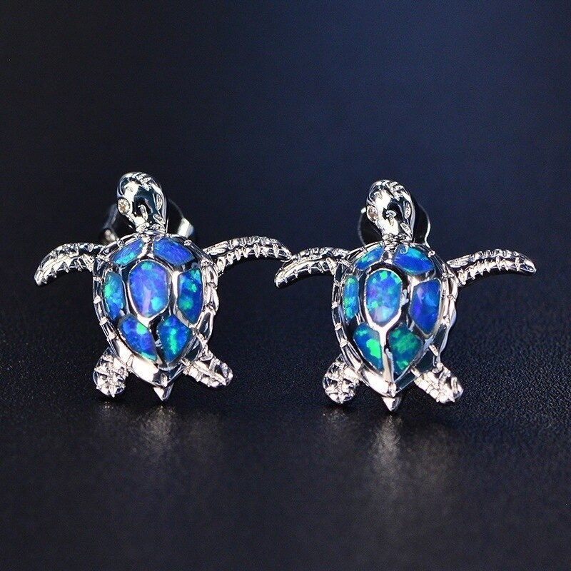 Urocze kolczyki sztyfty z wiel – Opal Earrings Dangle recenzja i cena