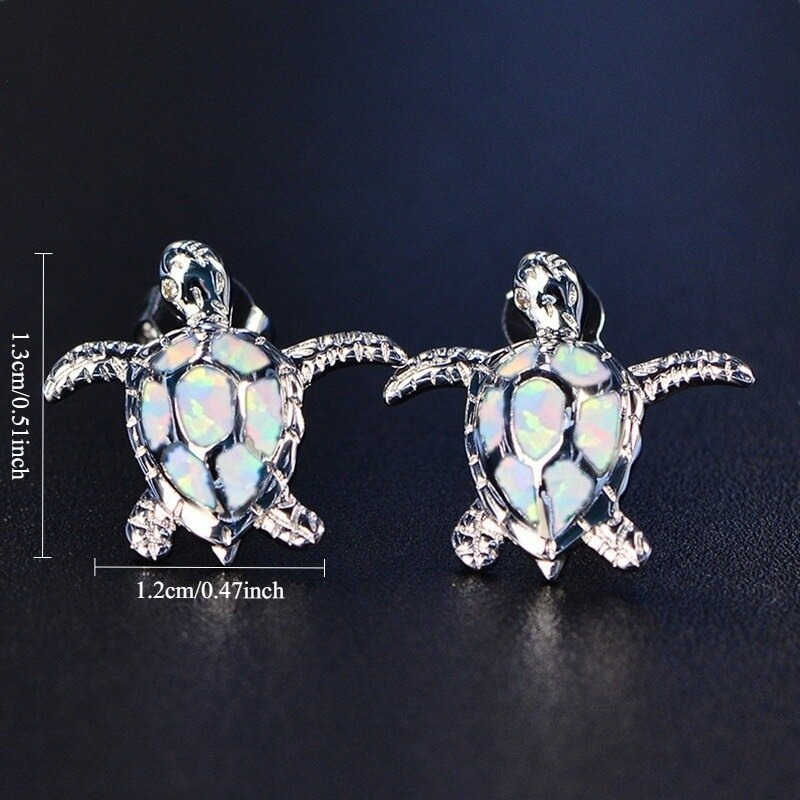 Urocze kolczyki sztyfty z wiel – Opal Earrings Dangle recenzja i cena