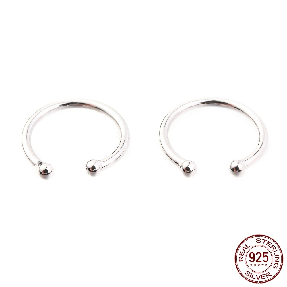 Kolczyki mankietowe ze srebra  – Sterling Silver Ring recenzja i cena