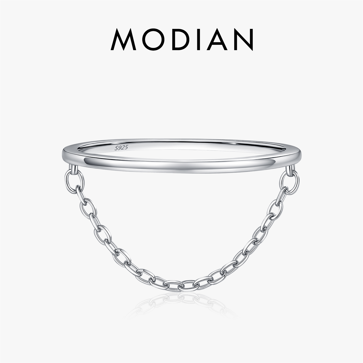 MODIAN Srebro Próby 925 Pierśc – Minimalist Ring Stackable recenzja i cena