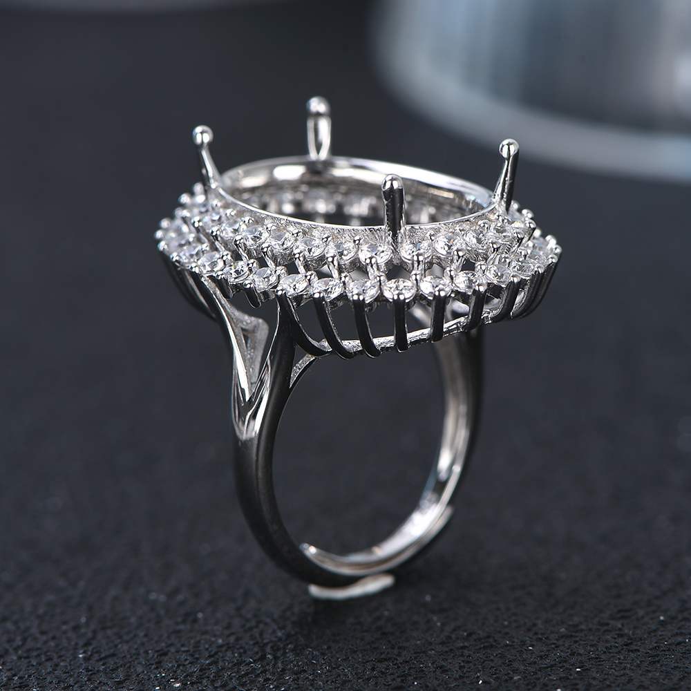 13x18mm S925 srebrny pierścion – Sterling Silver Ring recenzja i cena