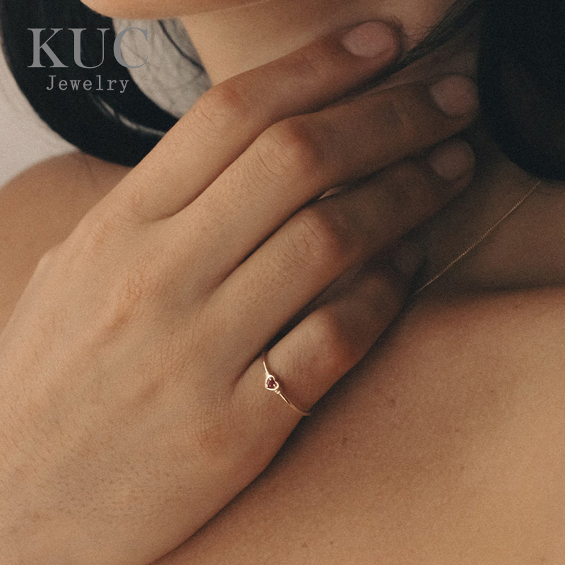 Srebro próby 925, delikatna bi – Minimalist Ring Stackable recenzja i cena