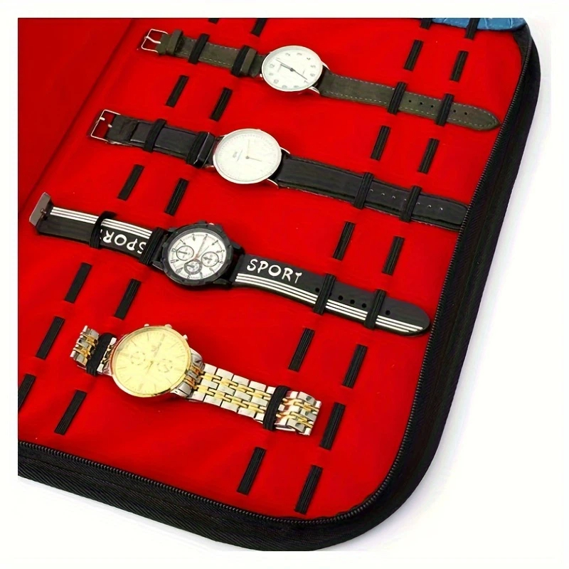 Torba na 20 zegarków, wygodna  – Jewelry Box Organizer Watches recenzja i cena