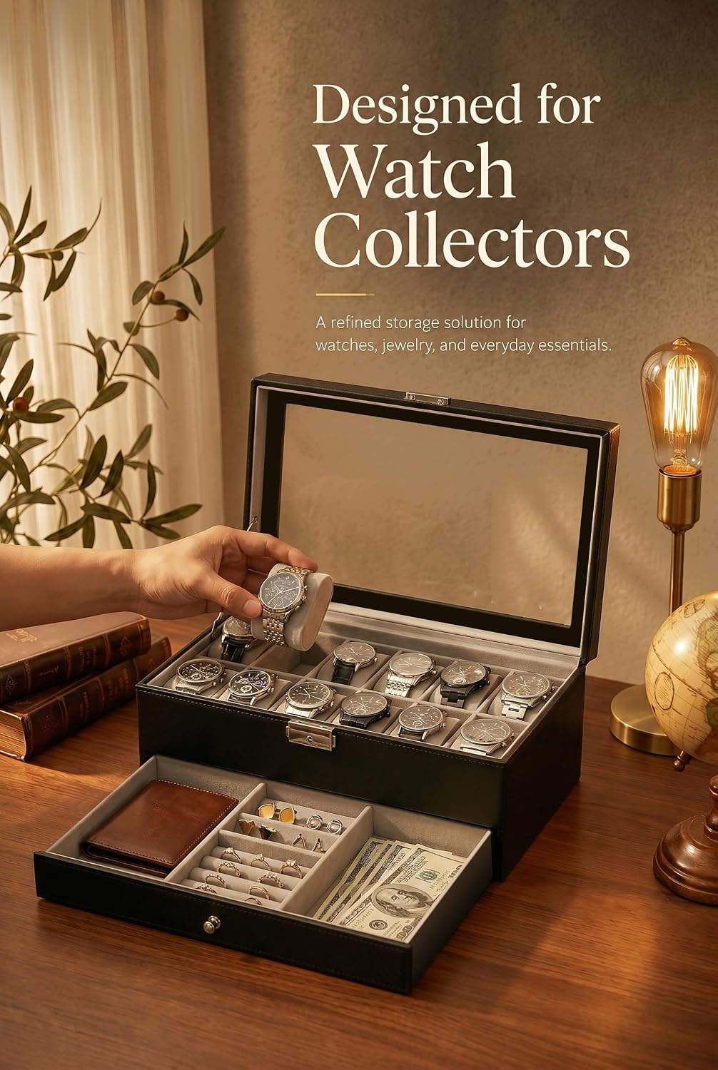 Organizer na zegarki dla mężcz – Jewelry Box Organizer Watches recenzja i cena