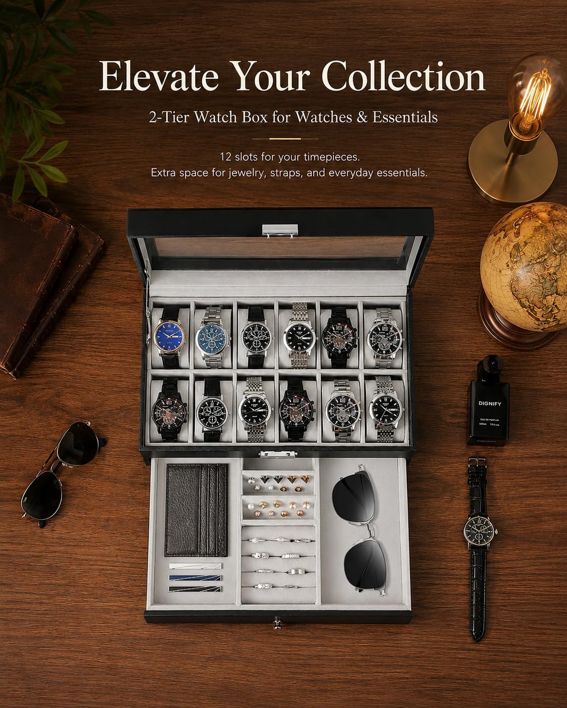 Organizer na zegarki dla mężcz – Jewelry Box Organizer Watches recenzja i cena