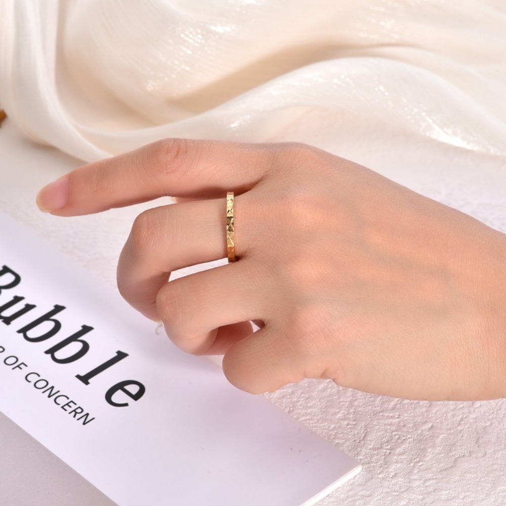 Kolmnsta 2mm stal tytanowa pie – Minimalist Ring Stackable recenzja i cena