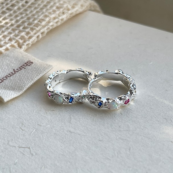925 Sterling Silver Opal Hoop  – Opal Earrings Dangle recenzja i cena