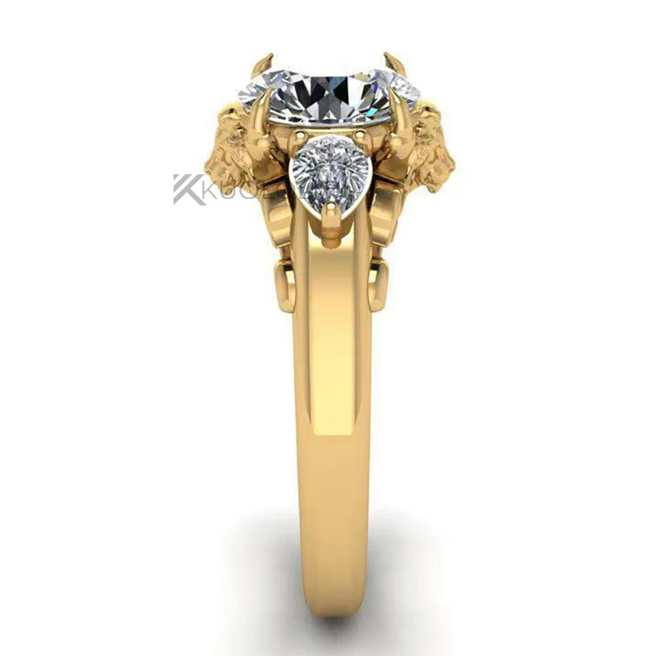 Pierścionek z moissanitem o śr – Sterling Silver Ring recenzja i cena