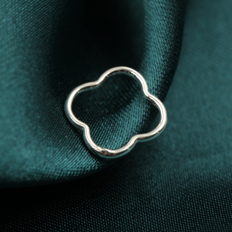 Srebrne łączniki w kształcie k – Sterling Silver Ring recenzja i cena