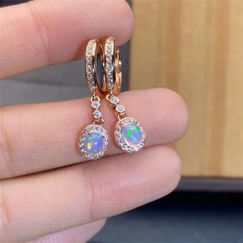 Nowe kolczyki z naturalnym opa – Opal Earrings Dangle recenzja i cena