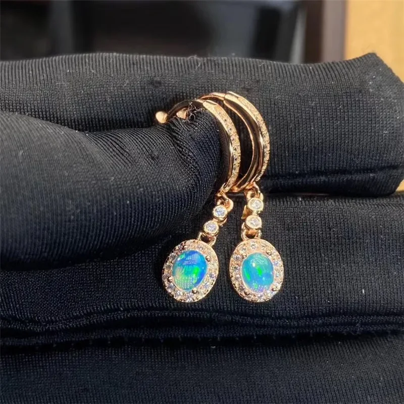 Nowe kolczyki z naturalnym opa – Opal Earrings Dangle recenzja i cena