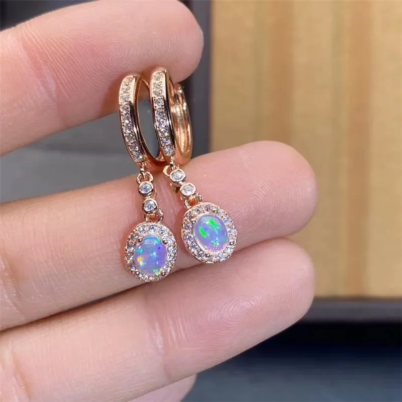 Nowe kolczyki z naturalnym opa – Opal Earrings Dangle recenzja i cena