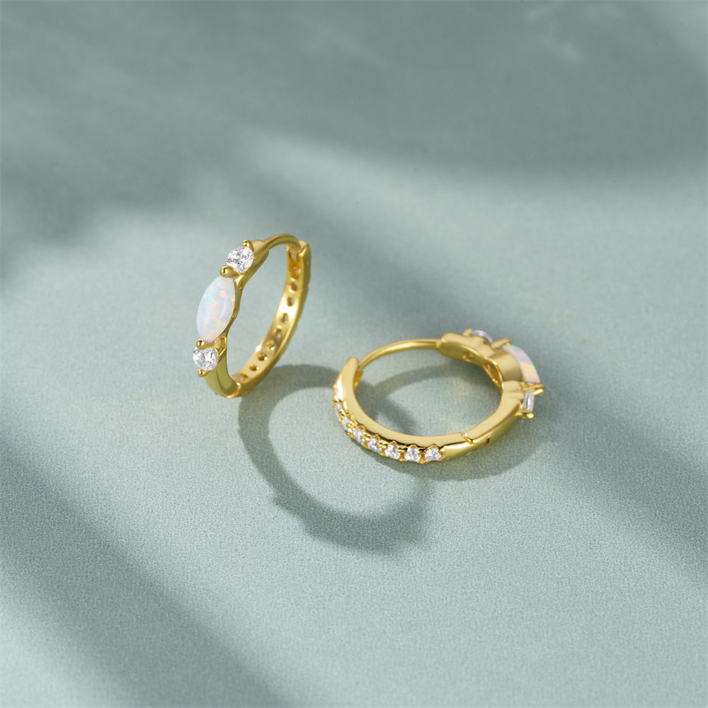 Kolczyki koła CANNER 925 ze sr – Opal Earrings Dangle recenzja i cena