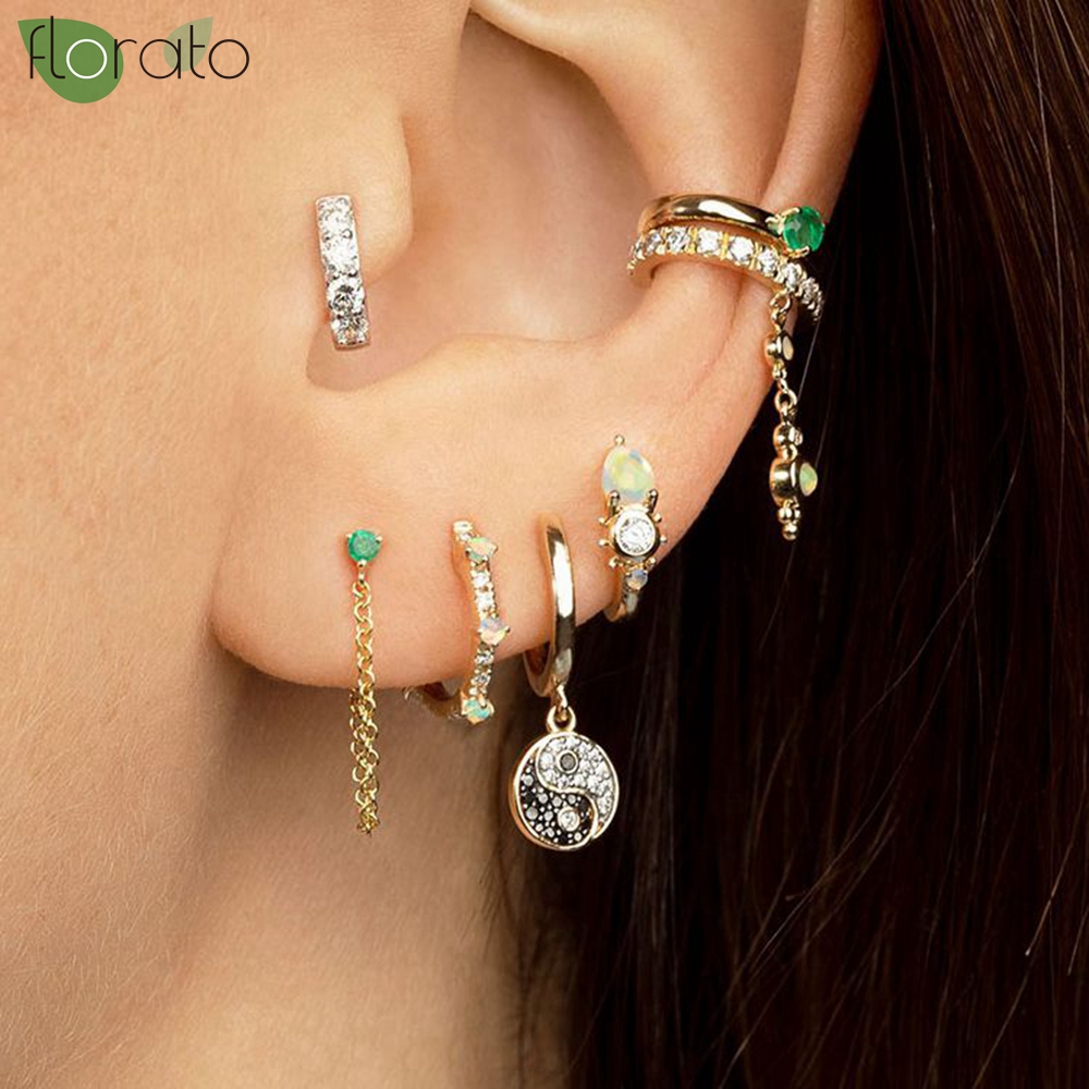 Igła ze srebra próby 925, wykw – Opal Earrings Dangle recenzja i cena