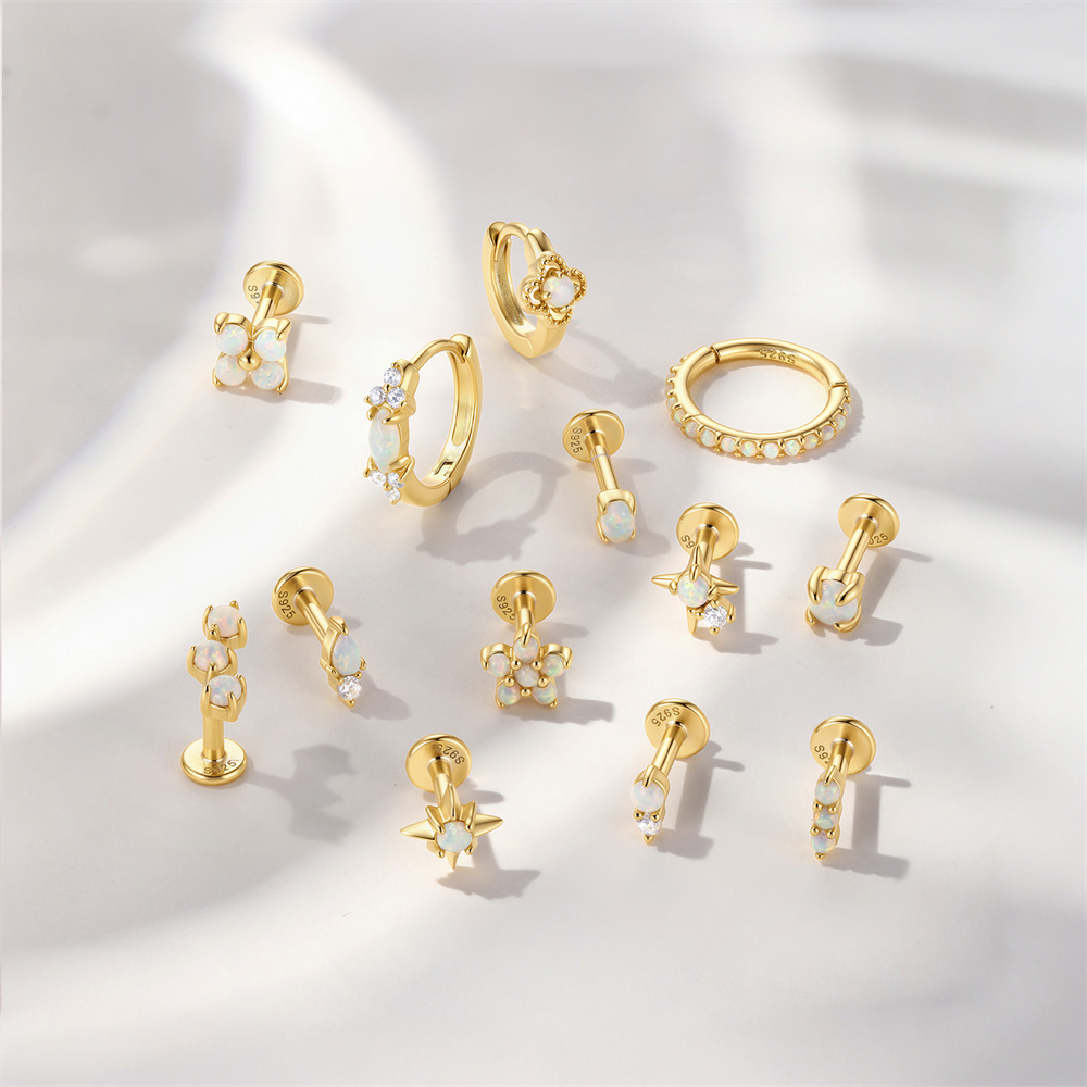 CANNER 1 SZT. Kolczyk z płaską – Opal Earrings Dangle recenzja i cena