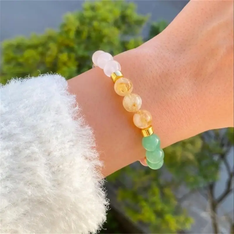 Bransoletka z naturalnego amet – Rose Gold Bracelet recenzja i cena