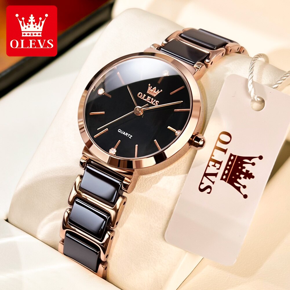 OLEVS modne zegarki damskie Re – Rose Gold Bracelet recenzja i cena