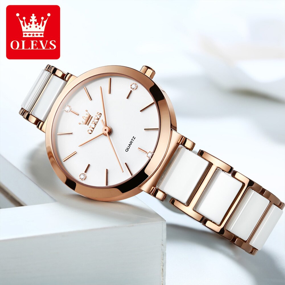 OLEVS modne zegarki damskie Re – Rose Gold Bracelet recenzja i cena