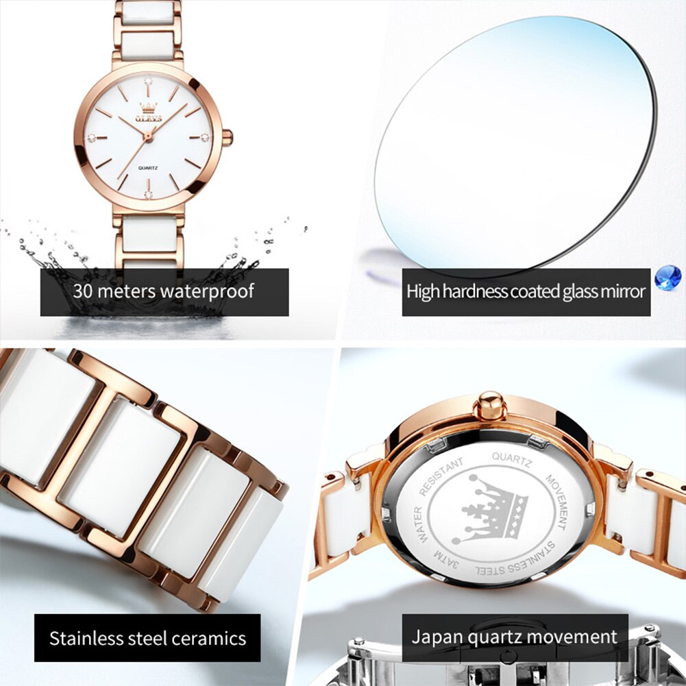 OLEVS modne zegarki damskie Re – Rose Gold Bracelet recenzja i cena